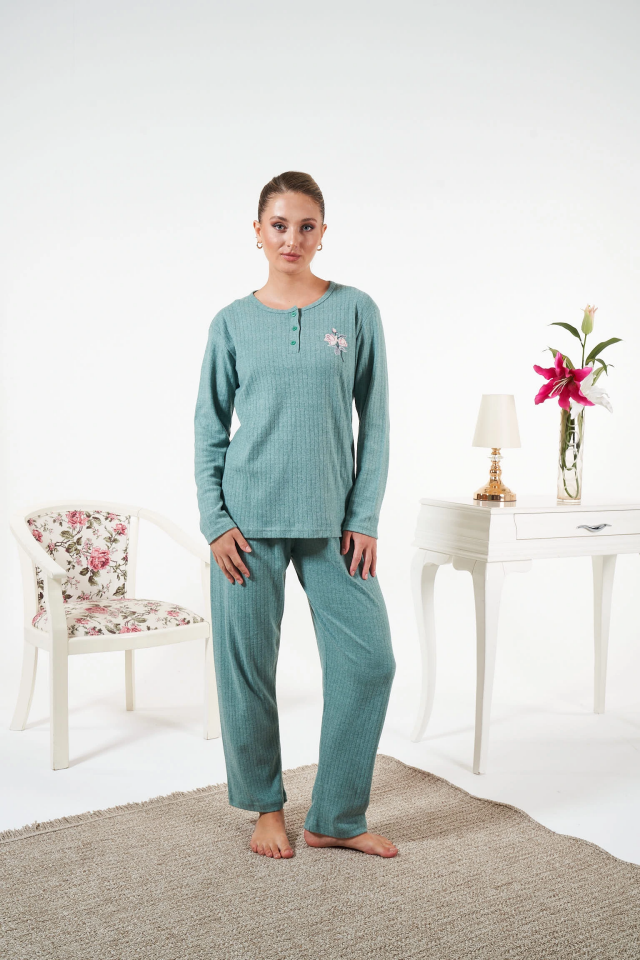 Estiva 25330 İnterlok Şardonlu Pijama Takımı