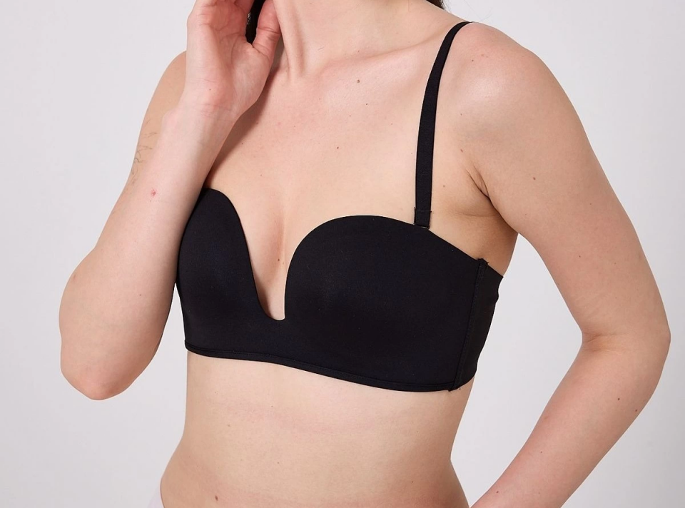 Freshness MSF05 Destekli V Dekolte Lazer Kesim Sütyen