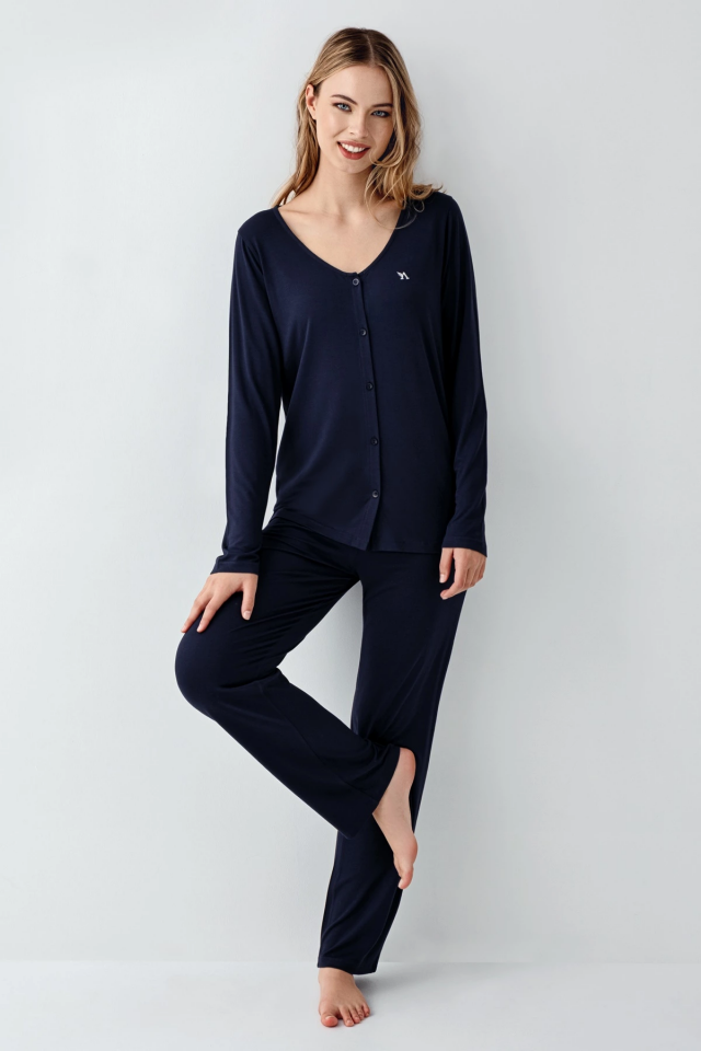 Arnetta 3460-S Kadın Uzun Kol Pijama Takım