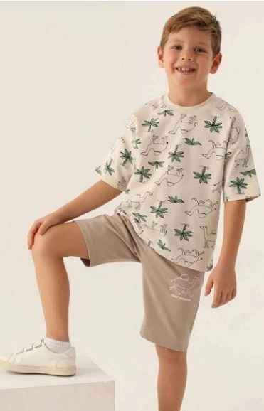 RolyPoly 3340-2 Erkek Çocuk Bermuda Takım