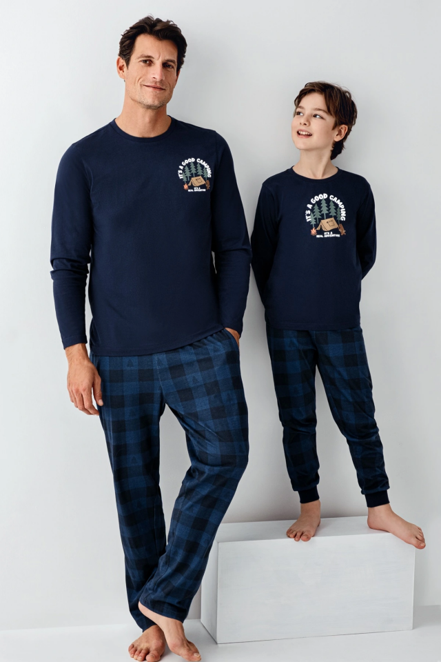 Arnetta 3500-S Erkek Uzun Kol Pijama Takım