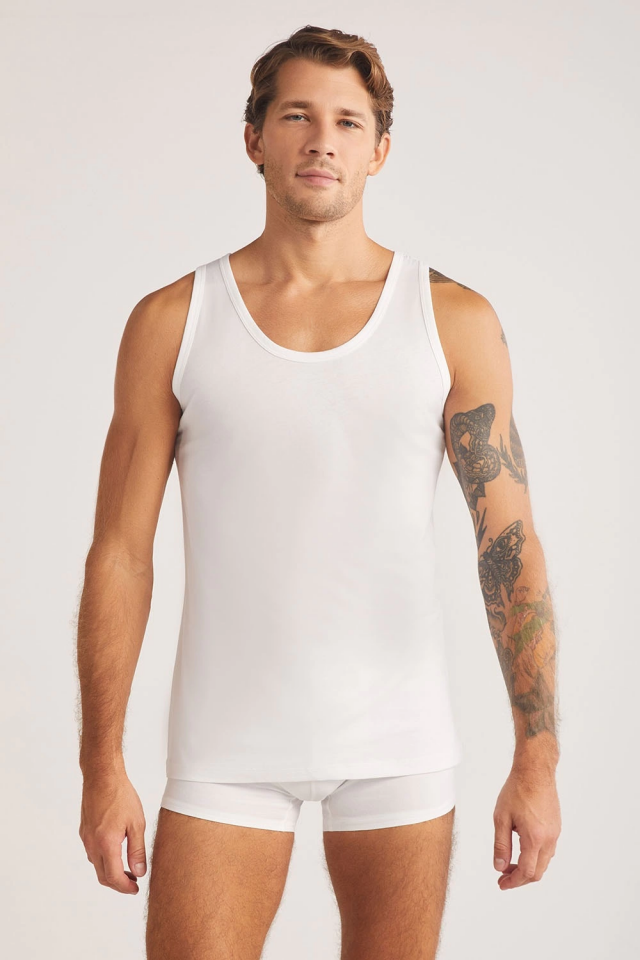 Kom Henry 2'li Erkek Askılı Atlet