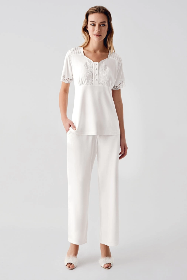 Freshness 322 Kadın Sabahlıklı Pijama Takımı