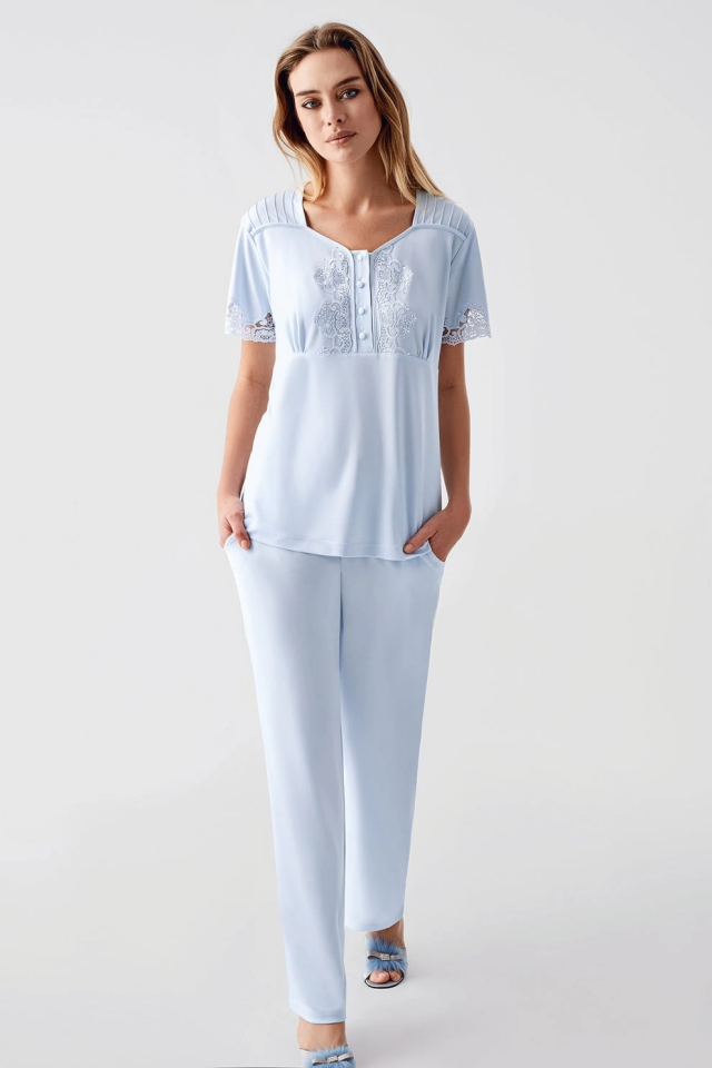 Freshness 322 Kadın Sabahlıklı Pijama Takımı