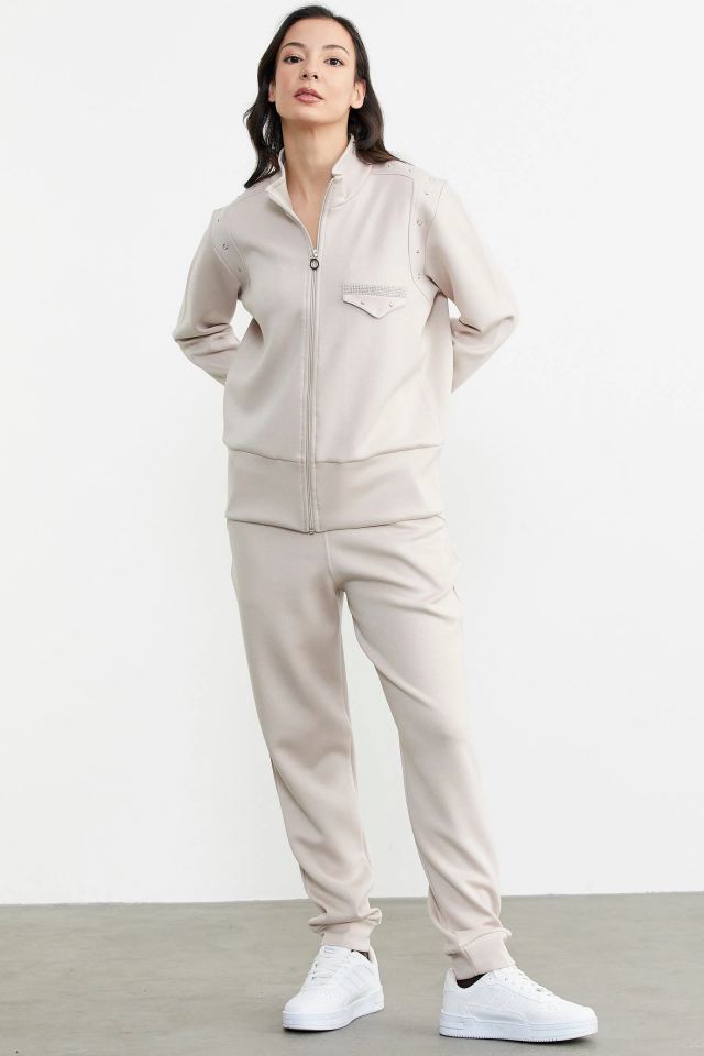 Sementa 76282 Taş Detaylı Scuba Eşofman Takım