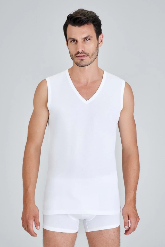 Kom Barry 2'li Paket Derin V Yaka Kolsuz Atlet