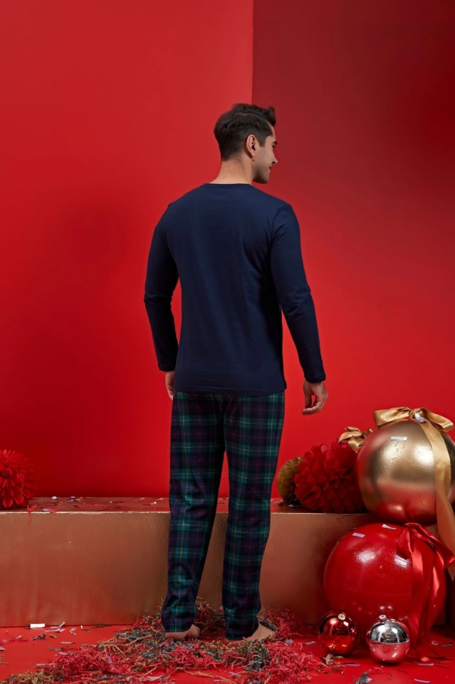 Ower Sleep 1586 Erkek Uzun Kol Pijama Takımı