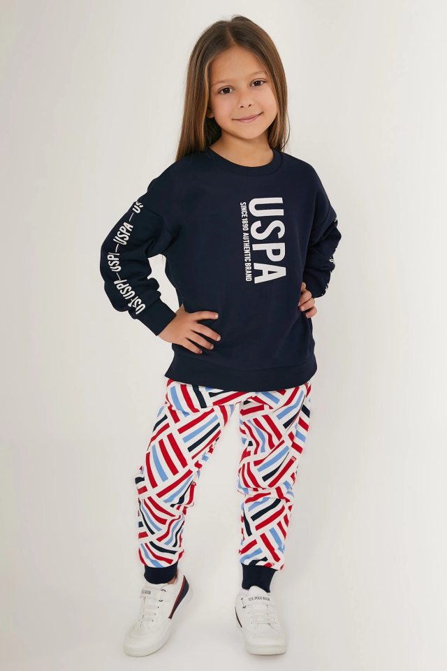 US Polo 1644-4 Kız Çocuk Eşofman Takımı