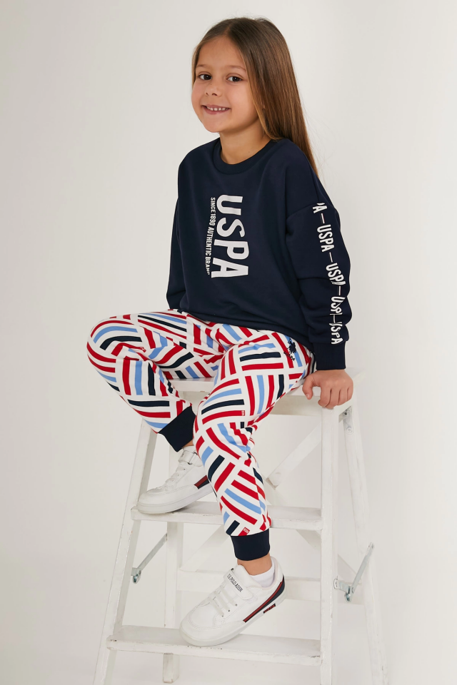 US Polo 1644-4 Kız Çocuk Eşofman Takımı