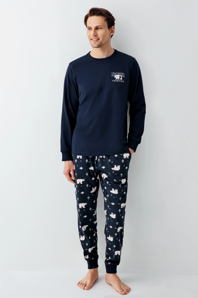 RolyPoly 3718-S Erkek Uzun Kol Pijama Takım