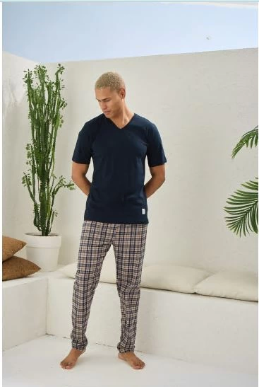 Kocabey 2099 Erkek V.Yaka Pijama Takım