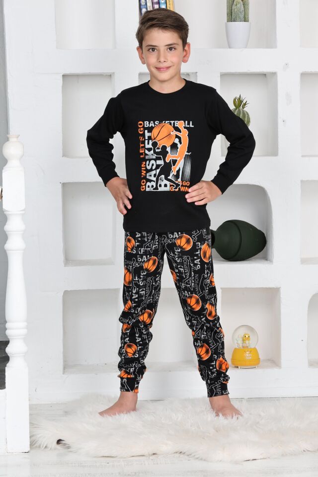 Kapitex 5153 Erkek Çocuk Uzun Kol Pijama Takımı