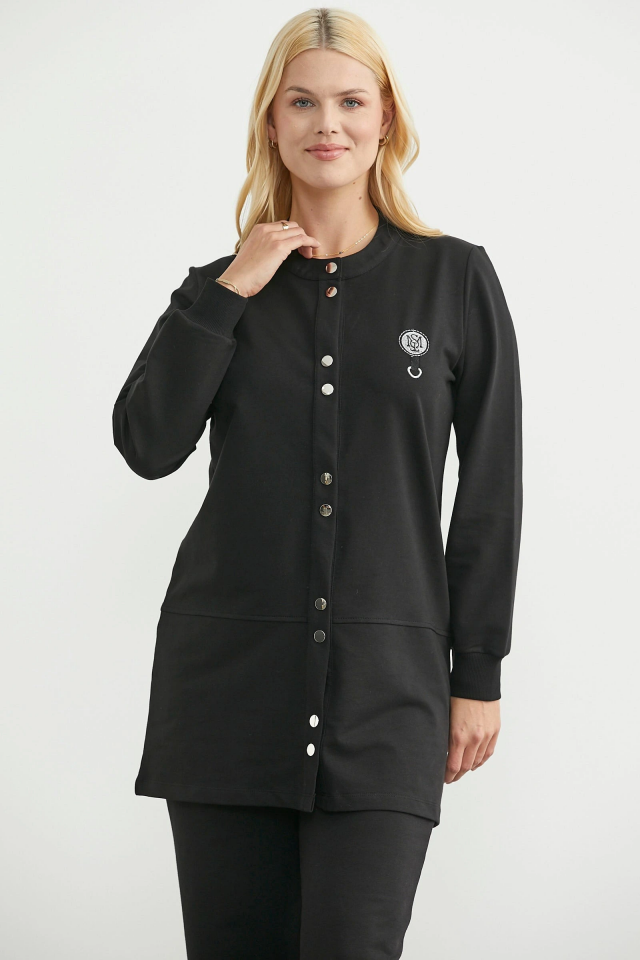 Sementa 76510 Çıtçıtlı Tunik Boy Eşofman Takım