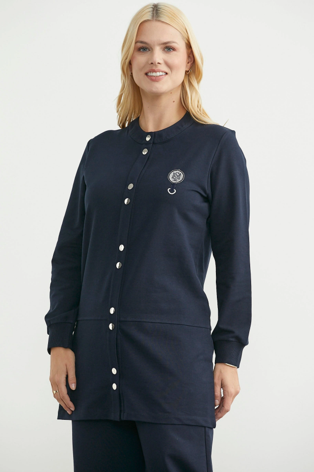 Sementa 76510 Çıtçıtlı Tunik Boy Eşofman Takım